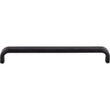 Top Knobs - Telfair Pull 7 9/16 Inch (c-c) Flat Black - Flat Black