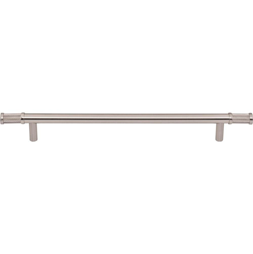 Top Knobs - Burnham Pull 8 13/16 Inch (c-c) Brushed Satin Nickel - Brushed Satin Nickel
