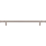 Top Knobs - Burnham Pull 8 13/16 Inch (c-c) Brushed Satin Nickel - Brushed Satin Nickel