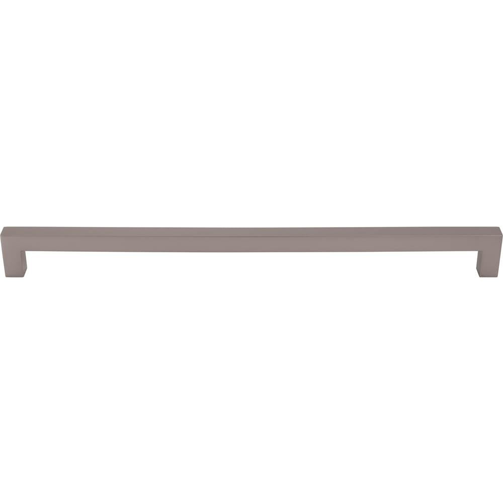 Top Knobs - Square Bar Pull 12 Inch (c-c) Ash Gray - Ash Gray