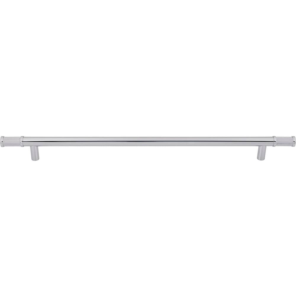 Top Knobs - Burnham Appliance Pull 18 Inch (c-c) Polished Chrome - Polished Chrome