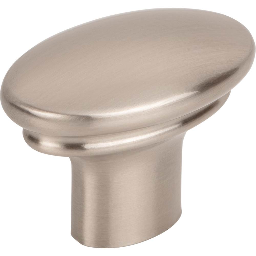 Julian Oval Knob 1 3/8 Inch Ash Gray