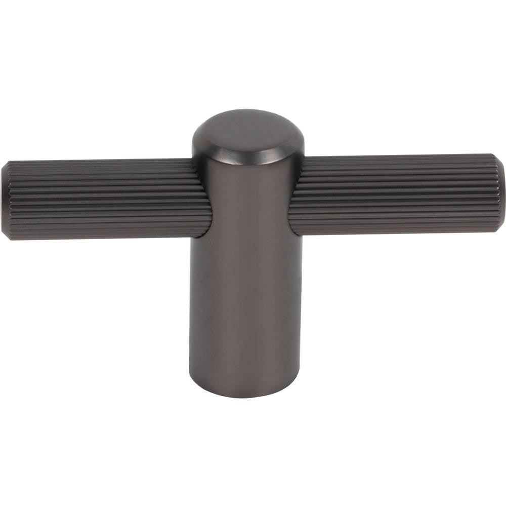 Top Knobs - Dempsey T-Knob 2 1/2 Inch Ash Gray - Ash Gray
