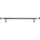 Top Knobs - Burnham Pull 7 9/16 Inch (c-c) Polished Chrome - Polished Chrome