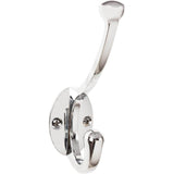 Top Knobs - Bergen Hook 5 9/16 Inch Polished Chrome - Polished Chrome