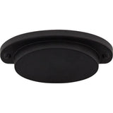 Top Knobs - Dakota Cup Pull 2 9/16 Inch (c-c) Flat Black - Flat Black