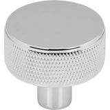 Top Knobs - Burnham Round Knob 1 1/4 Inch Polished Chrome - Polished Chrome