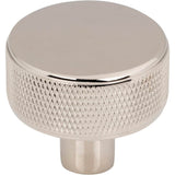 Top Knobs - Burnham Round Knob 1 1/4 Inch Polished Nickel - Polished Nickel