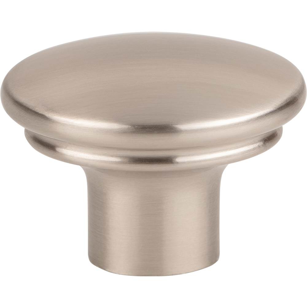 Top Knobs - Julian Oval Knob 1 3/8 Inch Brushed Satin Nickel - Brushed Satin Nickel