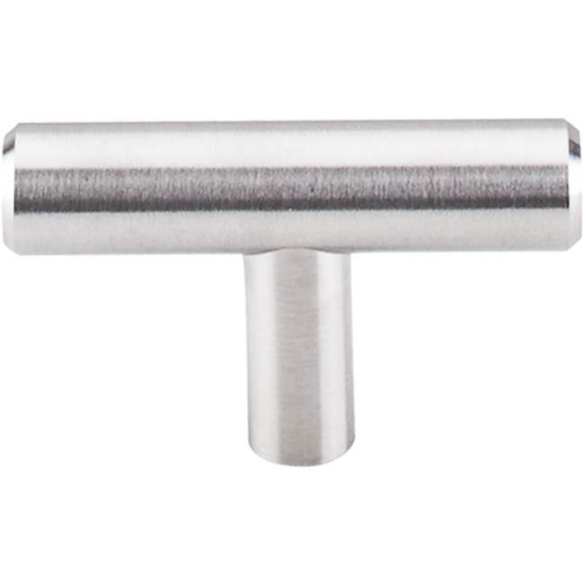 Top Knobs - Solid T-Handle 2 Inch Brushed Stainless Steel - Stainless Steel