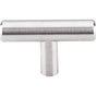 Top Knobs - Solid T-Handle 2 Inch Brushed Stainless Steel - Stainless Steel