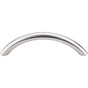 Top Knobs - Solid Bowed Bar Pull 3 3/4 Inch (c-c) Brushed Stainless Steel - Stainless Steel