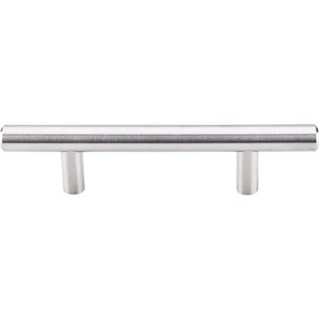 Top Knobs - Solid Bar Pull 3 Inch (c-c) Brushed Stainless Steel - Stainless Steel