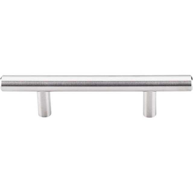 Top Knobs - Solid Bar Pull 3 Inch (c-c) Brushed Stainless Steel - Stainless Steel