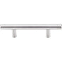 Top Knobs - Solid Bar Pull 3 Inch (c-c) Brushed Stainless Steel - Stainless Steel