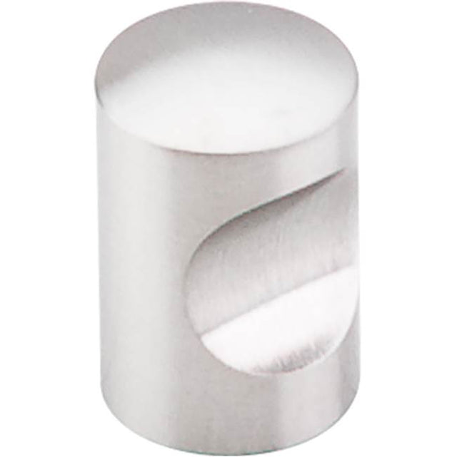 Top Knobs - Indent Knob 5/8 Inch Brushed Stainless Steel - Stainless Steel