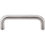 Top Knobs - Bent Bar (8mm Diameter) 3 Inch (c-c) Brushed Stainless Steel - Stainless Steel
