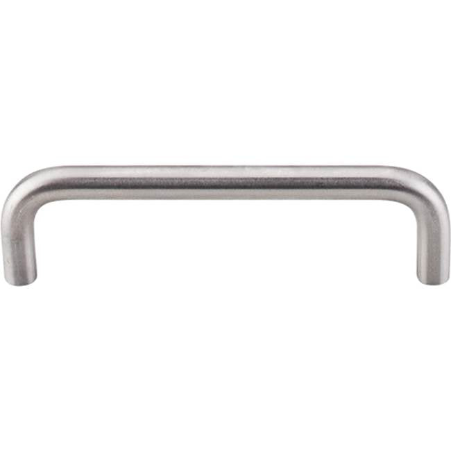 Top Knobs - Bent Bar (8mm Diameter) 3 3/4 Inch (c-c) Brushed Stainless Steel - Stainless Steel