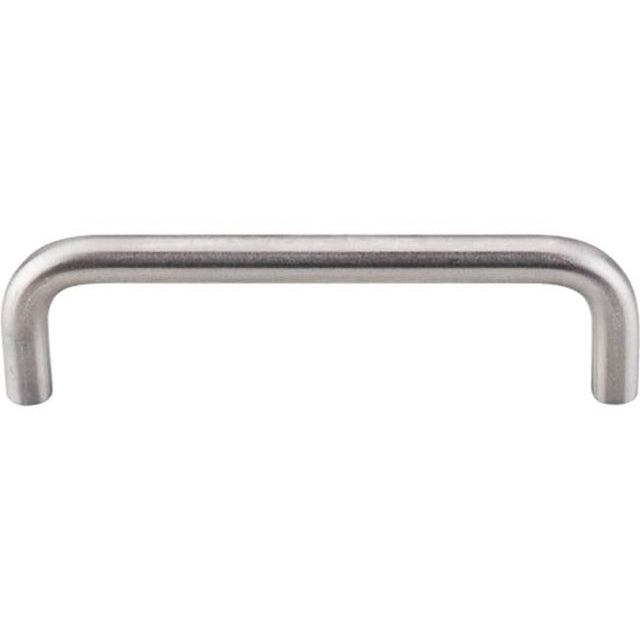 Top Knobs - Bent Bar (8mm Diameter) 3 3/4 Inch (c-c) Brushed Stainless Steel - Stainless Steel