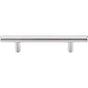 Top Knobs - Solid Bar Pull 3 3/4 Inch (c-c) Brushed Stainless Steel - Stainless Steel