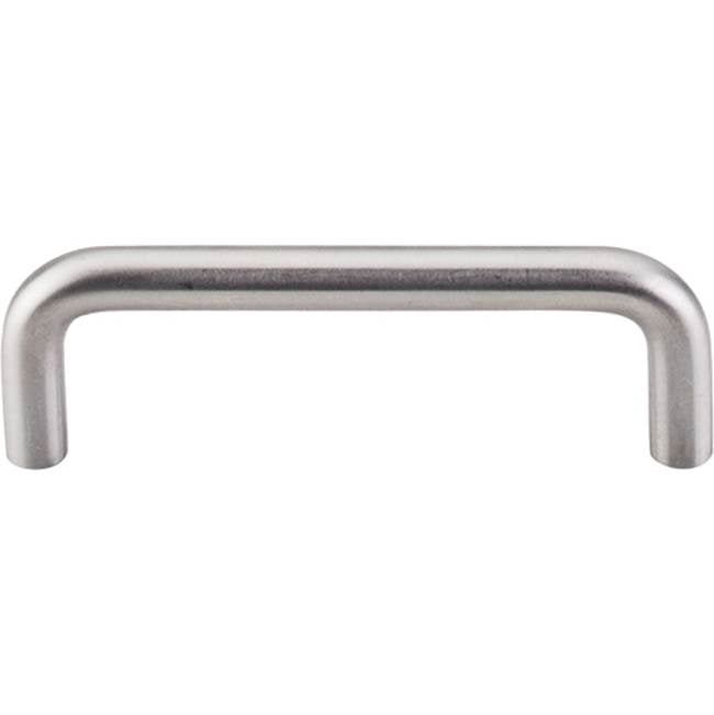 Top Knobs - Bent Bar (10mm Diameter) 3 3/4 Inch (c-c) Brushed Stainless Steel - Stainless Steel