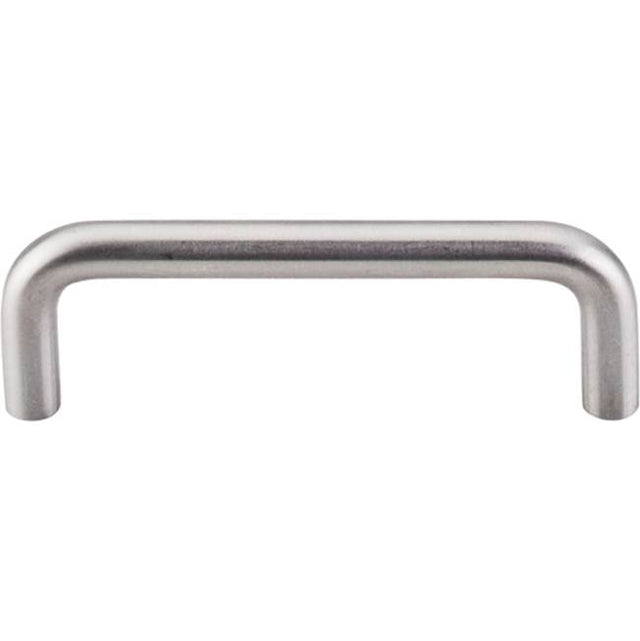 Top Knobs - Bent Bar (10mm Diameter) 3 3/4 Inch (c-c) Brushed Stainless Steel - Stainless Steel