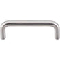 Top Knobs - Bent Bar (10mm Diameter) 3 3/4 Inch (c-c) Brushed Stainless Steel - Stainless Steel