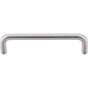 Top Knobs - Bent Bar (10mm Diameter) 5 1/16 Inch (c-c) Brushed Stainless Steel - Stainless Steel