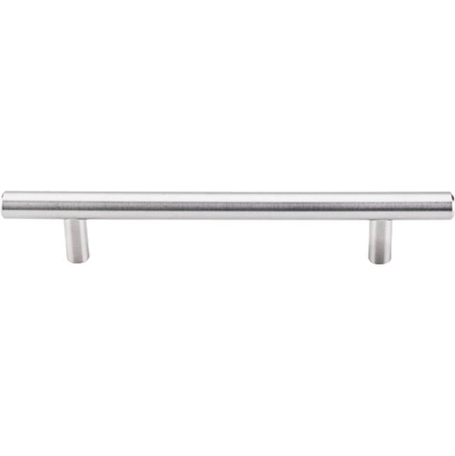 Top Knobs - Solid Bar Pull 5 1/16 Inch (c-c) Brushed Stainless Steel - Stainless Steel