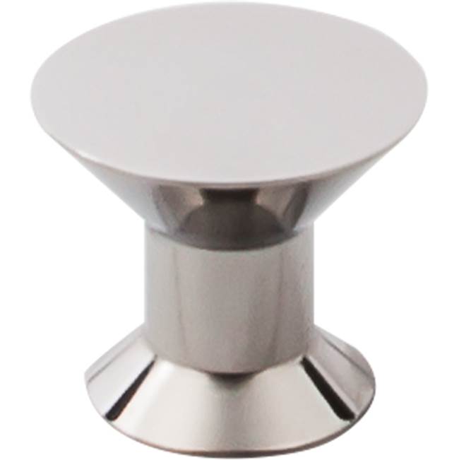 Top Knobs - Indus Knob 1 3/16 Inch Polished Stainless Steel - Polished Stainless Steel