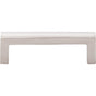 Top Knobs - Ashmore Pull 3 3/4 Inch (c-c) Brushed Stainless Steel - Stainless Steel