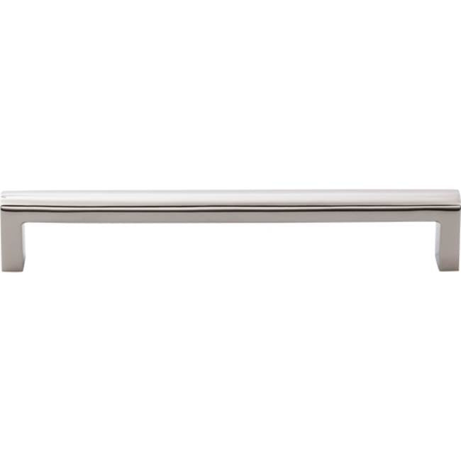 Top Knobs - Ashmore Pull 7 9/16 Inch (c-c) Polished Stainless Steel - Polished Stainless Steel