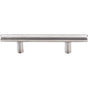 Top Knobs - Hollow Bar Pull 3 Inch (c-c) Brushed Stainless Steel - Stainless Steel