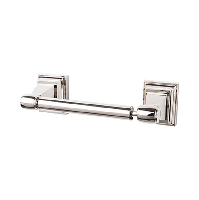 Top Knobs - Stratton Bath Tissue Holder  Polished Nickel - Polished Nickel