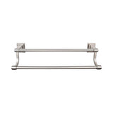 Top Knobs - Stratton Bath Towel Bar 18 Inch Double Brushed Satin Nickel - Brushed Satin Nickel
