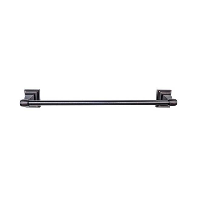 Top Knobs - Stratton Bath Towel Bar 24 Inch Single Tuscan Bronze - Tuscan Bronze