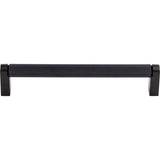 Top Knobs - Amwell Bar Pull 6 5/16 Inch (c-c) Flat Black - Flat Black