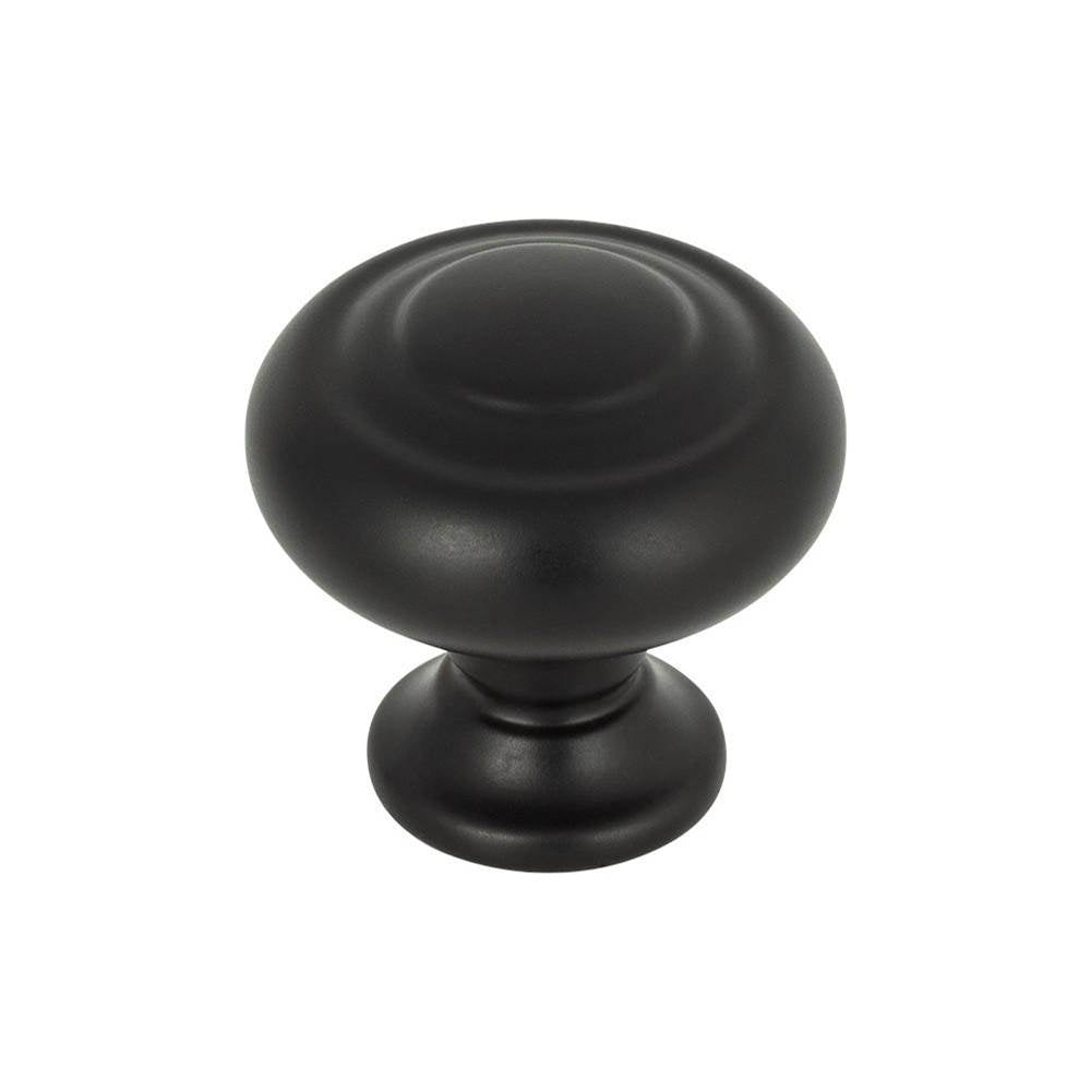 Top Knobs - Kent Knob 1 1/4 Inch Flat Black - Flat Black