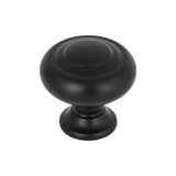 Top Knobs - Kent Knob 1 1/4 Inch Flat Black - Flat Black