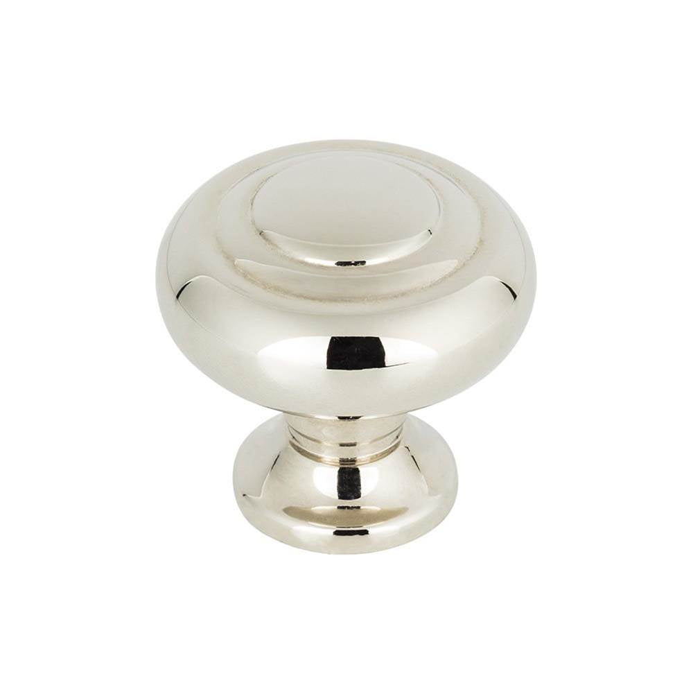 Top Knobs - Kent Knob 1 1/4 Inch Polished Nickel - Polished Nickel