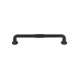 Top Knobs - Kent Pull 6 5/16 Inch (c-c) Flat Black - Flat Black