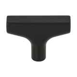 Top Knobs - Riverside T-Knob 2 Inch Flat Black - Flat Black