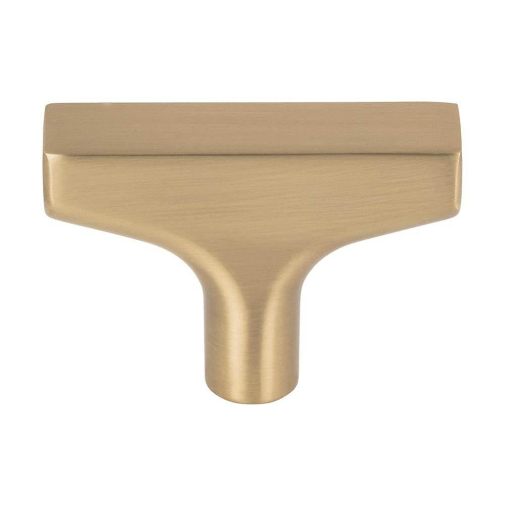 Top Knobs - Riverside T-Knob 2 Inch Honey Bronze - Honey Bronze