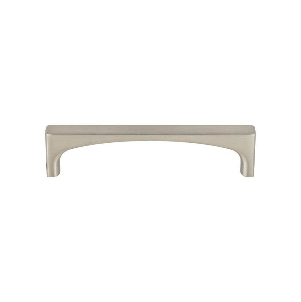 Top Knobs - Riverside Pull 3 3/4 Inch (c-c) Brushed Satin Nickel - Brushed Satin Nickel