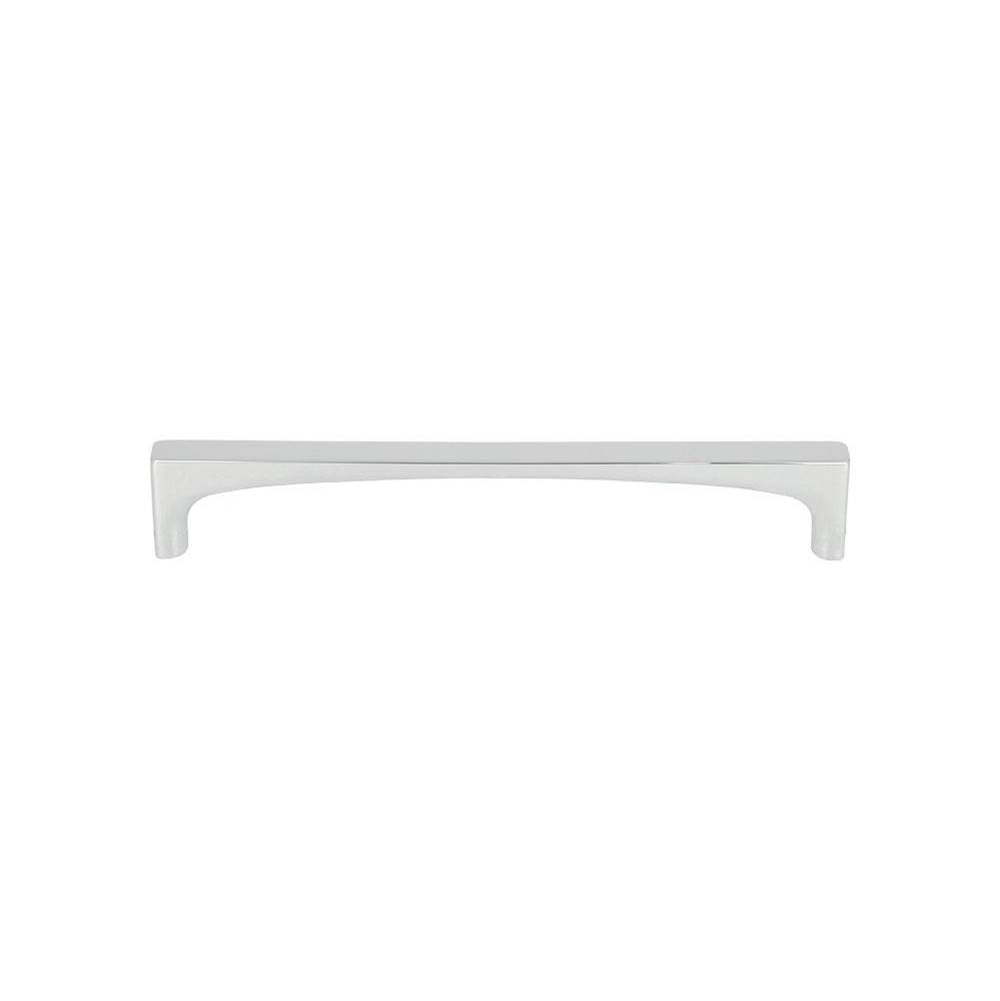 Top Knobs - Riverside Pull 6 5/16 Inch (c-c) Polished Chrome - Polished Chrome