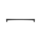 Top Knobs - Riverside Pull 8 13/16 Inch (c-c) Flat Black - Flat Black