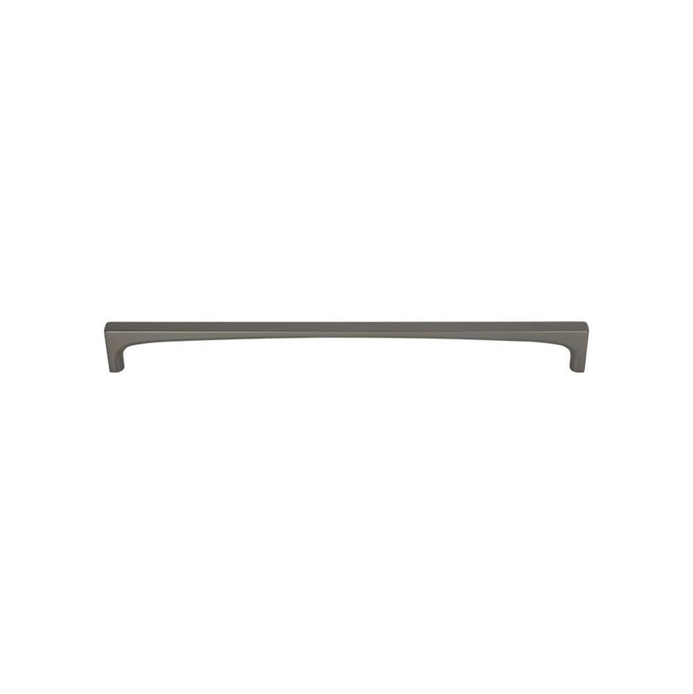 Top Knobs - Riverside Pull 12 Inch (c-c) Ash Gray - Ash Gray