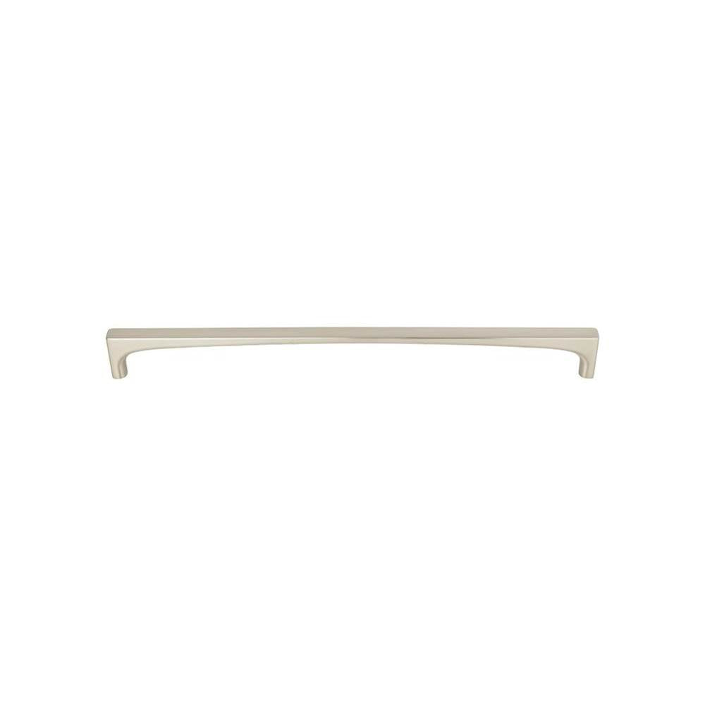 Top Knobs - Riverside Pull 12 Inch (c-c) Brushed Satin Nickel - Brushed Satin Nickel