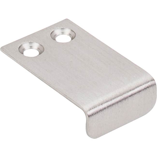 Top Knobs - Tab Pull 1 Inch Brushed Satin Nickel - Brushed Satin Nickel
