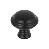 Top Knobs - Henderson Knob 1 1/4 Inch Flat Black - Flat Black